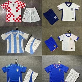 2024-2025 European National Team Children's Football Jersey Set-1212  